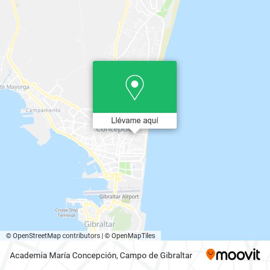 Mapa Academia María Concepción