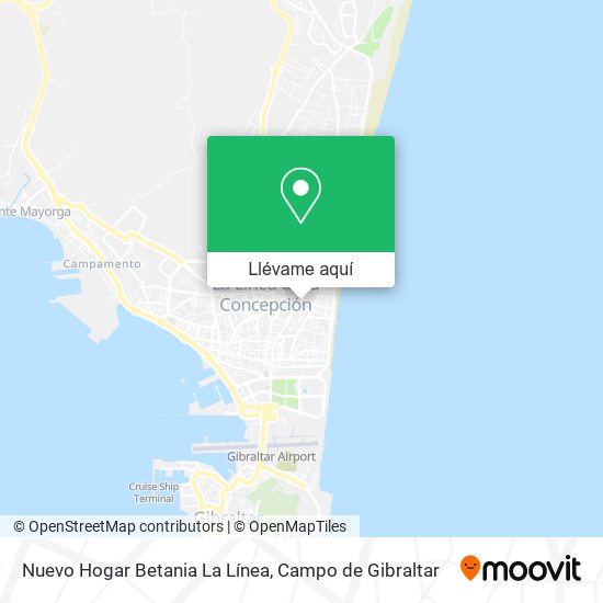 Mapa Nuevo Hogar Betania La Línea