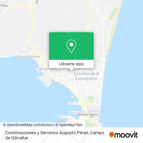 Mapa Construcciones y Servicios Augusto Pérez