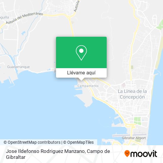 Mapa Jose Ildefonso Rodriguez Manzano