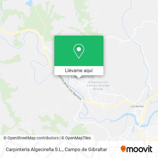 Mapa Carpintería Algecireña S.L.