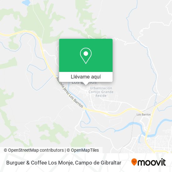 Mapa Burguer & Coffee Los Monje