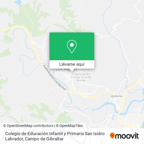 Mapa Colegio de Educación Infantil y Primaria San Isidro Labrador