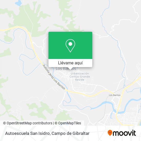 Mapa Autoescuela San Isidro