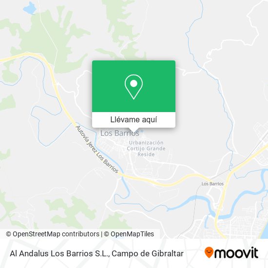 Mapa Al Andalus Los Barrios S.L.