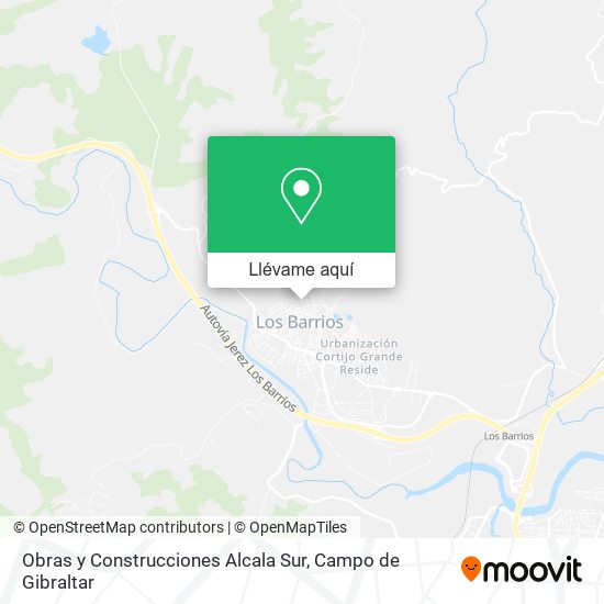 Mapa Obras y Construcciones Alcala Sur