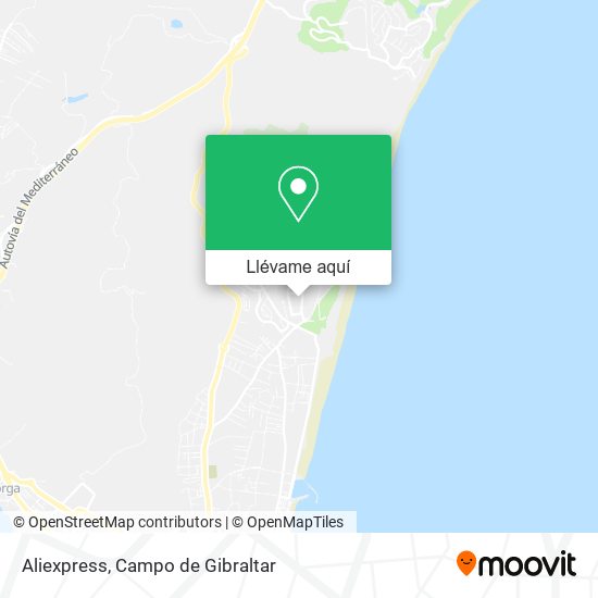 Mapa Aliexpress