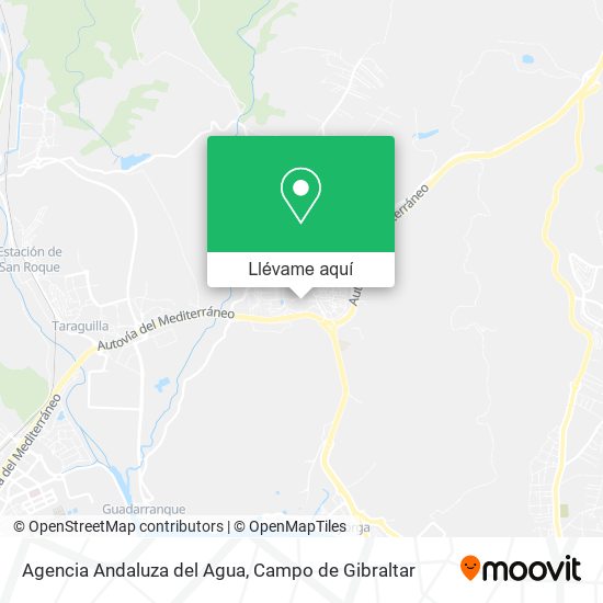 Mapa Agencia Andaluza del Agua