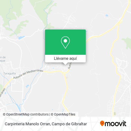 Mapa Carpinteria Manolo Orran
