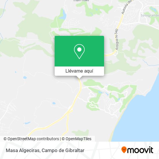 Mapa Masa Algeciras