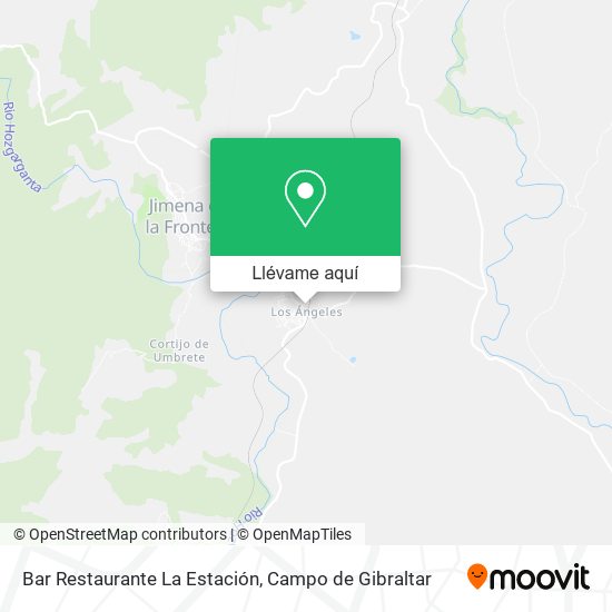 Mapa Bar Restaurante La Estación