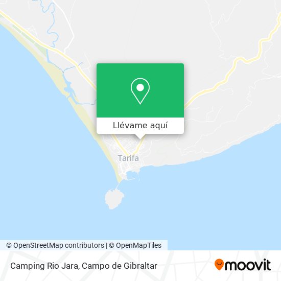 Mapa Camping Rio Jara