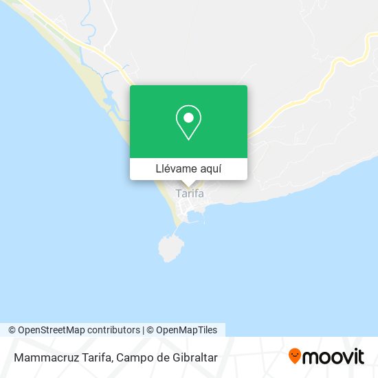 Mapa Mammacruz Tarifa