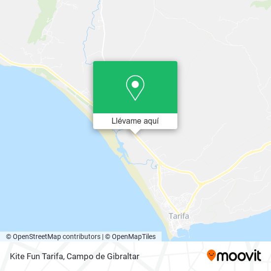 Mapa Kite Fun Tarifa