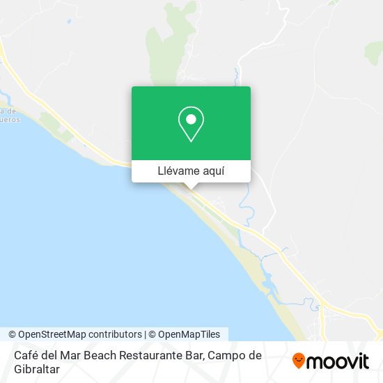 Mapa Café del Mar Beach Restaurante Bar