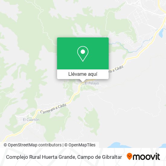 Mapa Complejo Rural Huerta Grande
