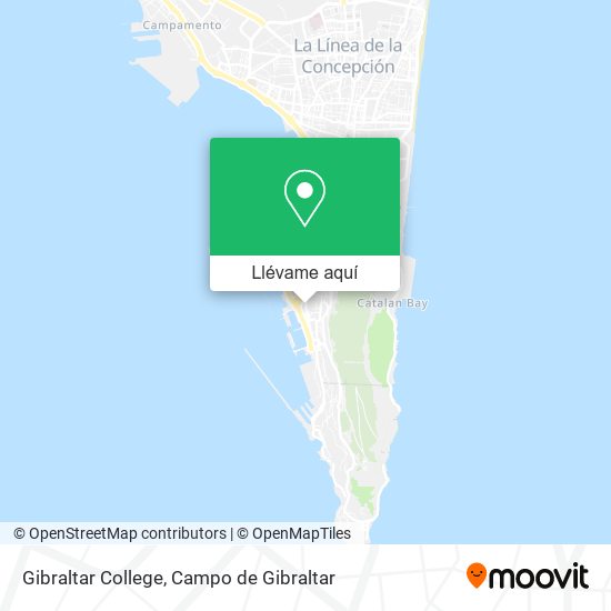 Mapa Gibraltar College
