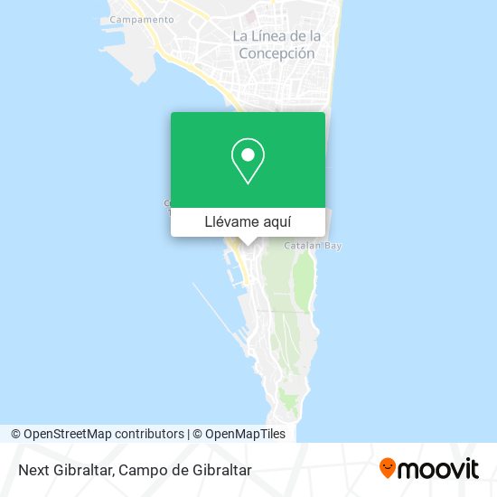 Mapa Next Gibraltar