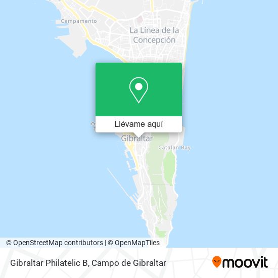 Mapa Gibraltar Philatelic B