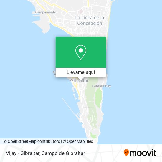 Mapa Vijay - Gibraltar