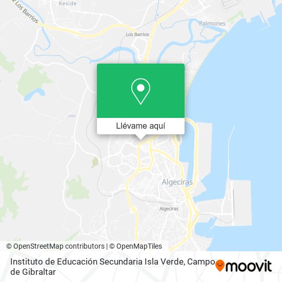 Mapa Instituto de Educación Secundaria Isla Verde