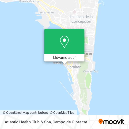 Mapa Atlantic Health Club & Spa