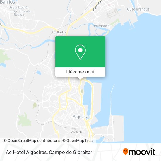 Mapa Ac Hotel Algeciras
