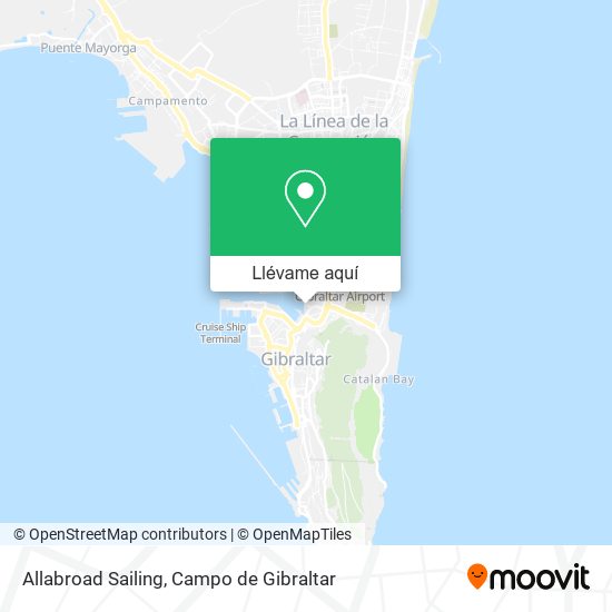 Mapa Allabroad Sailing