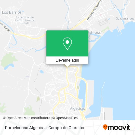 Mapa Porcelanosa Algeciras