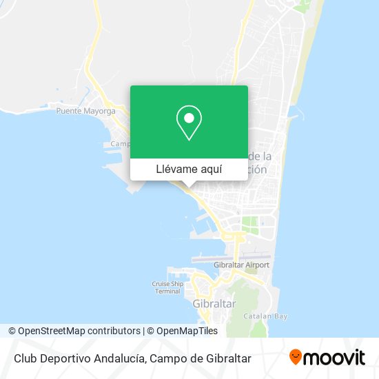 Mapa Club Deportivo Andalucía
