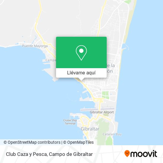 Mapa Club Caza y Pesca