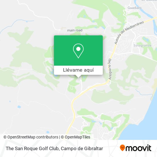 Mapa The San Roque Golf Club