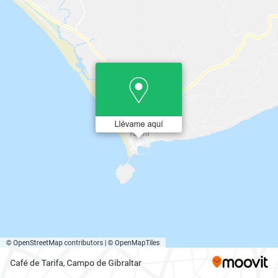 Mapa Café de Tarifa