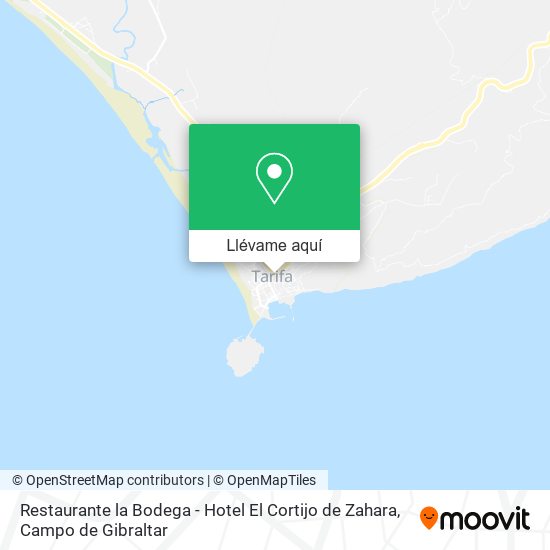 Mapa Restaurante la Bodega - Hotel El Cortijo de Zahara