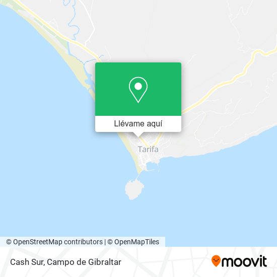 Mapa Cash Sur