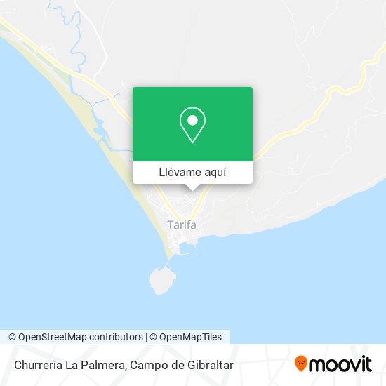 Mapa Churrería La Palmera
