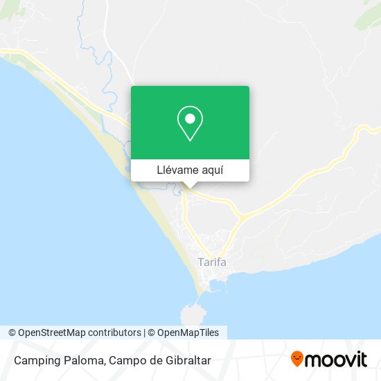 Mapa Camping Paloma