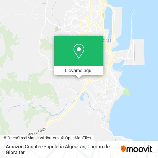 Mapa Amazon Counter-Papeleria Algeciras