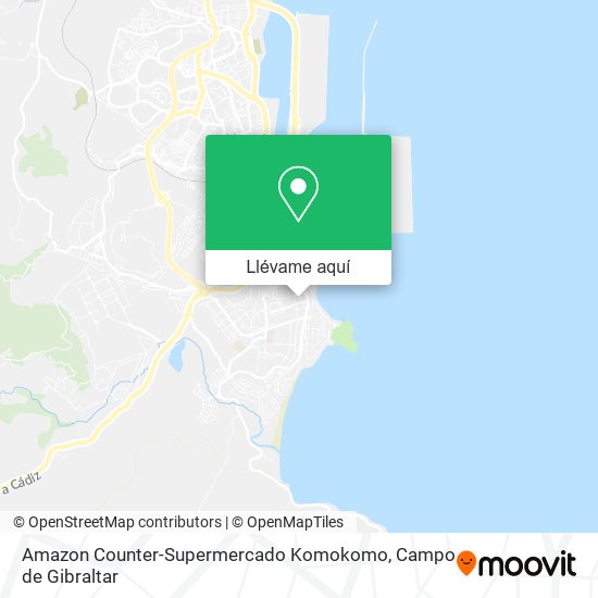 Mapa Amazon Counter-Supermercado Komokomo