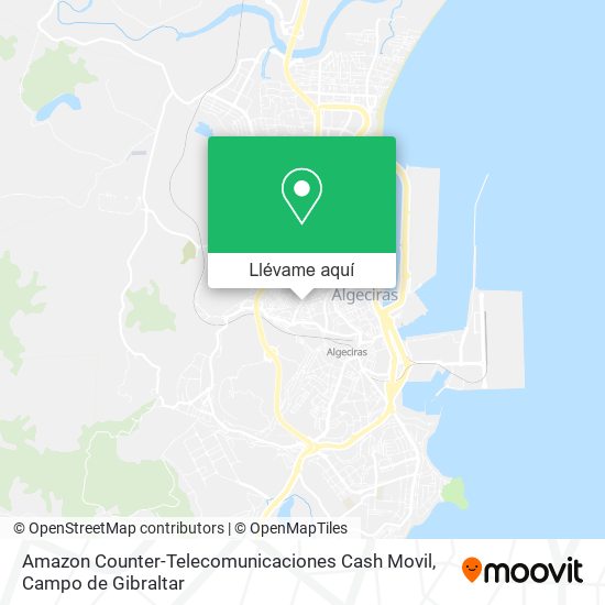 Mapa Amazon Counter-Telecomunicaciones Cash Movil