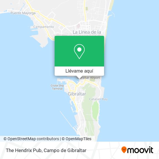 Mapa The Hendrix Pub