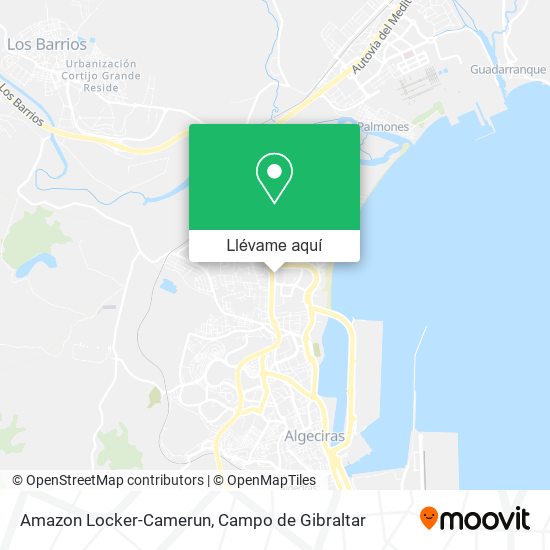 Mapa Amazon Locker-Camerun