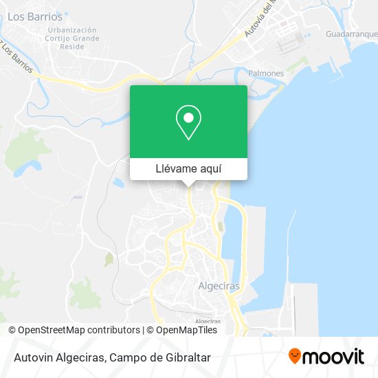 Mapa Autovin Algeciras