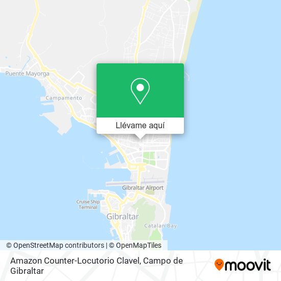 Mapa Amazon Counter-Locutorio Clavel