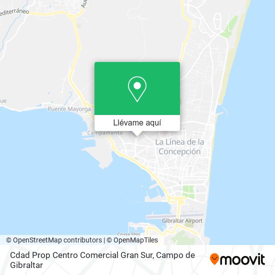 Mapa Cdad Prop Centro Comercial Gran Sur