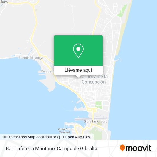 Mapa Bar Cafeteria Marítimo
