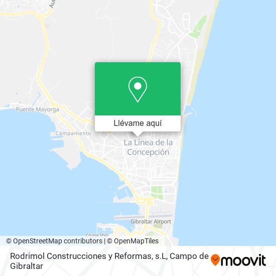 Mapa Rodrimol Construcciones y Reformas, s.L