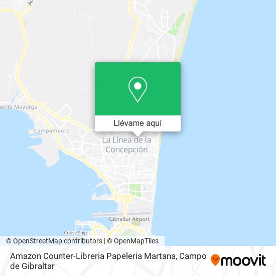 Mapa Amazon Counter-Libreria Papeleria Martana