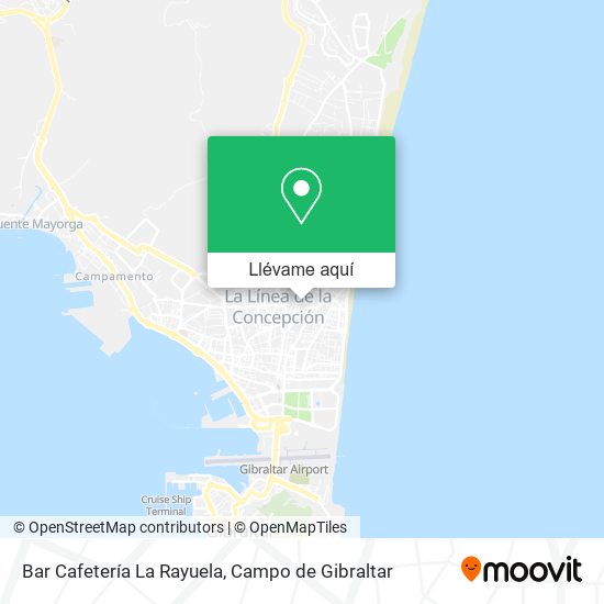 Mapa Bar Cafetería La Rayuela
