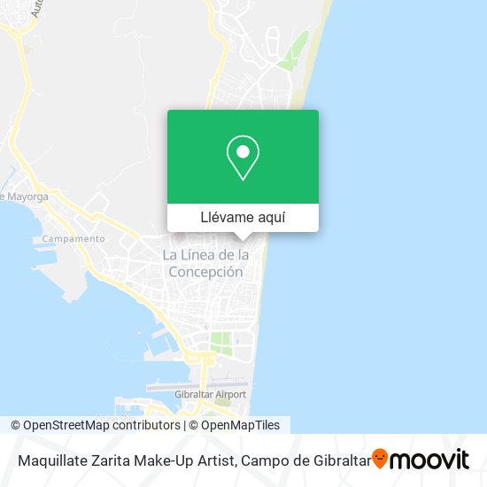 Mapa Maquillate Zarita Make-Up Artist